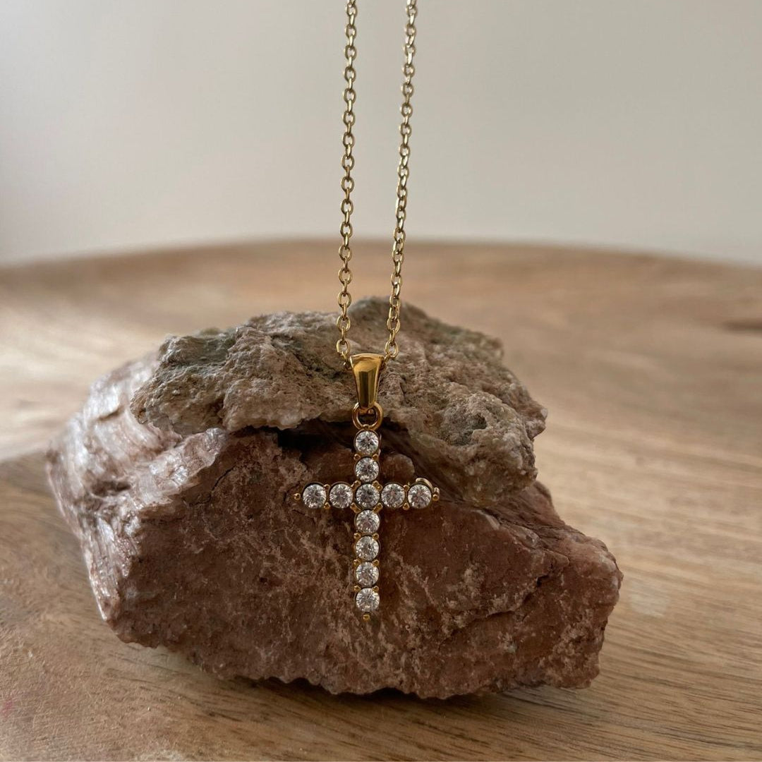 Colgante Cruz Circonita