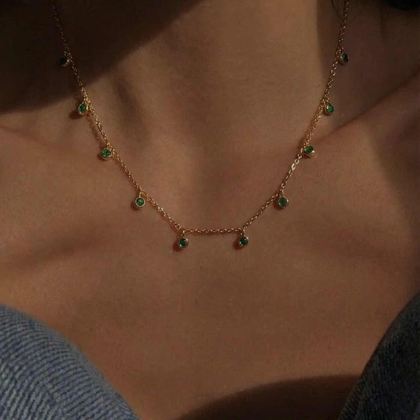 Colgante Circonita Esmeralda