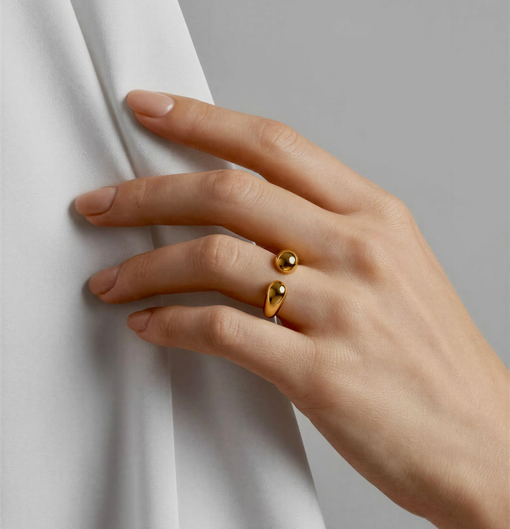 Anillo Gota Oro