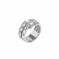 Anillo Crystal Plata