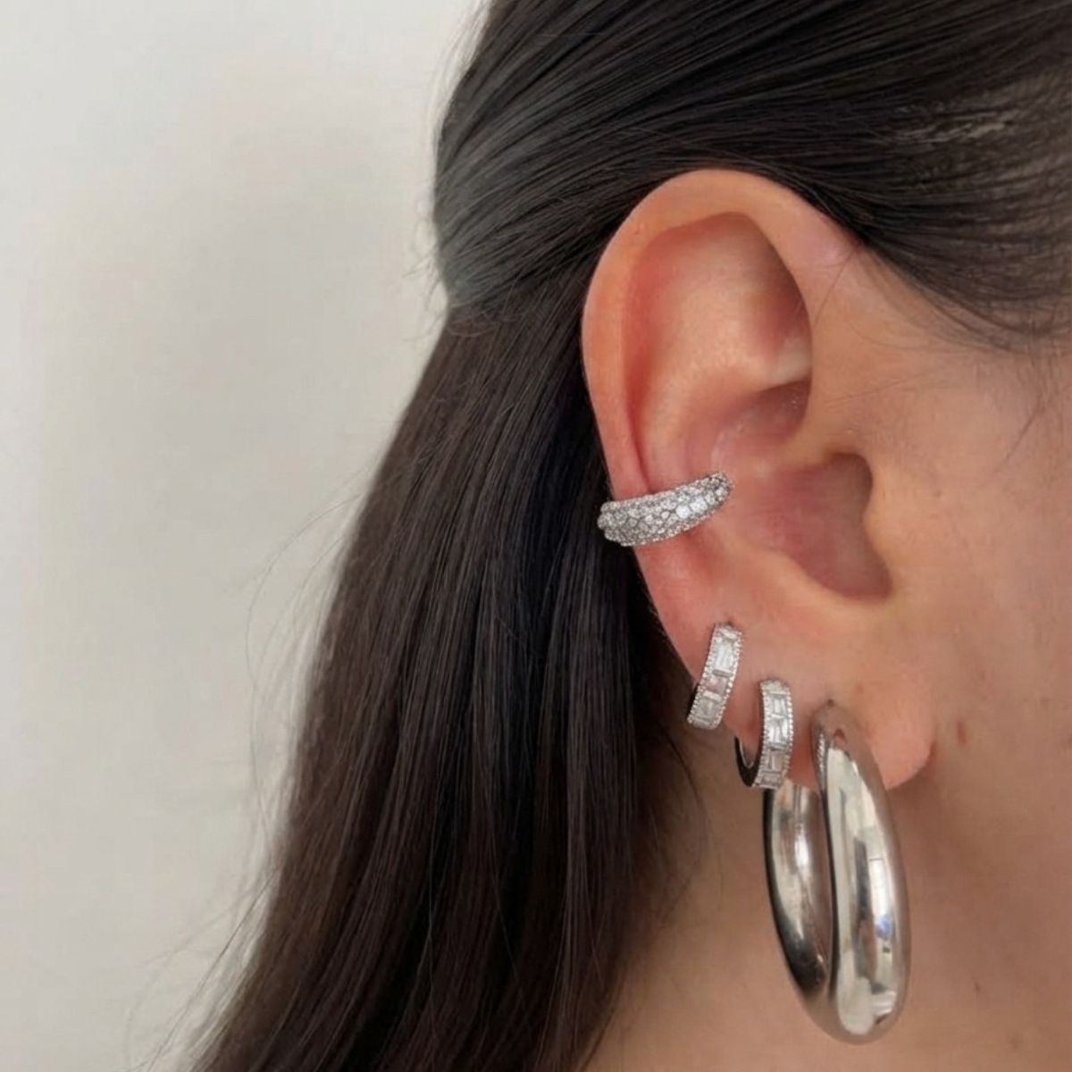 Ear Cuff Elegance Plata