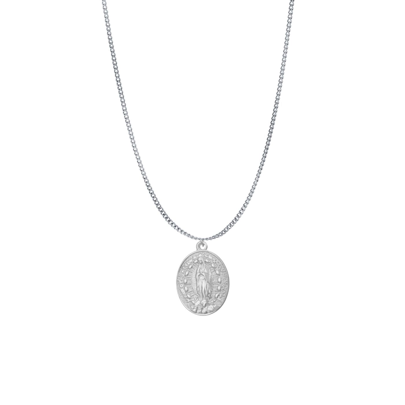 Colgante Virgen de Guadalupe Plata