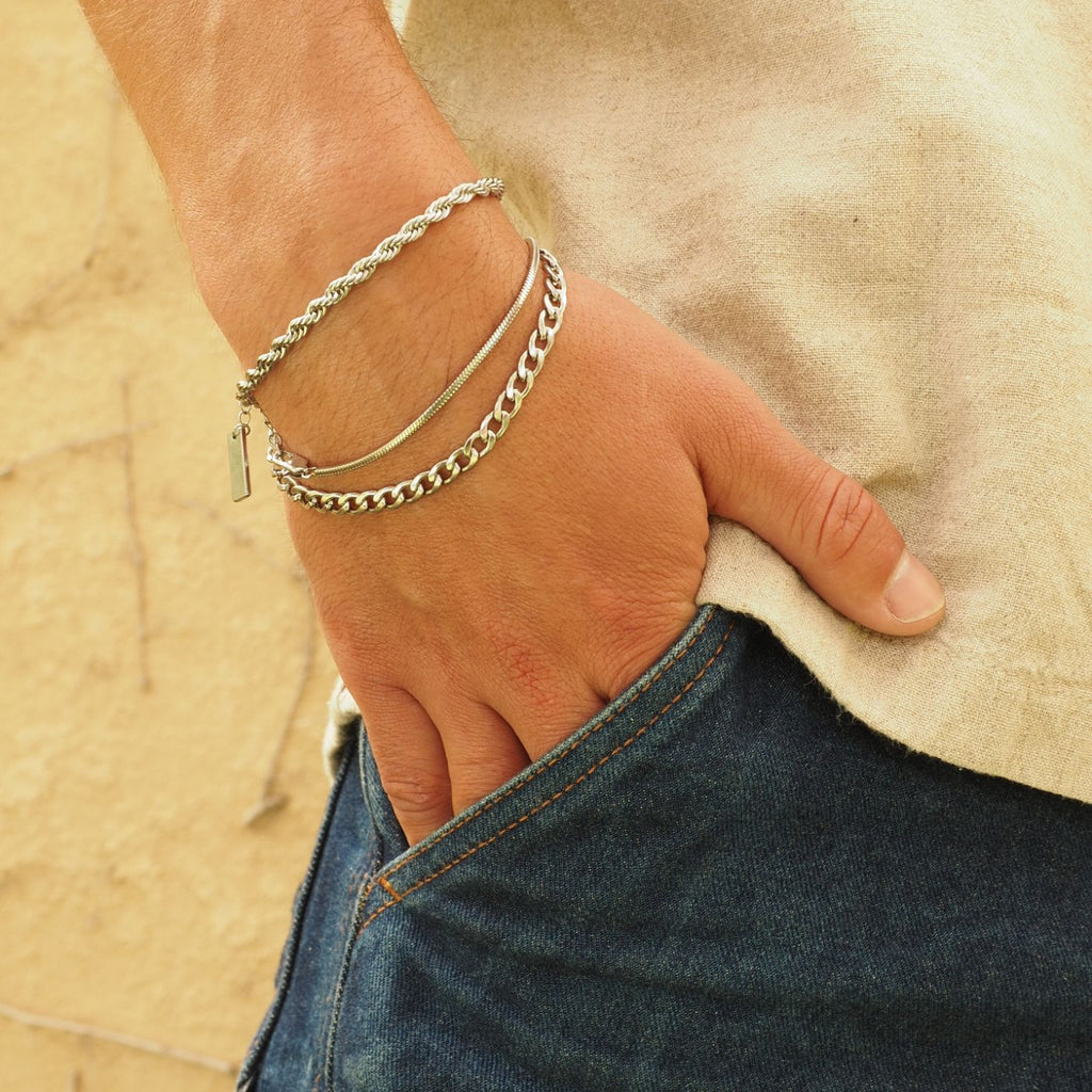 Pulsera Vértice Plata