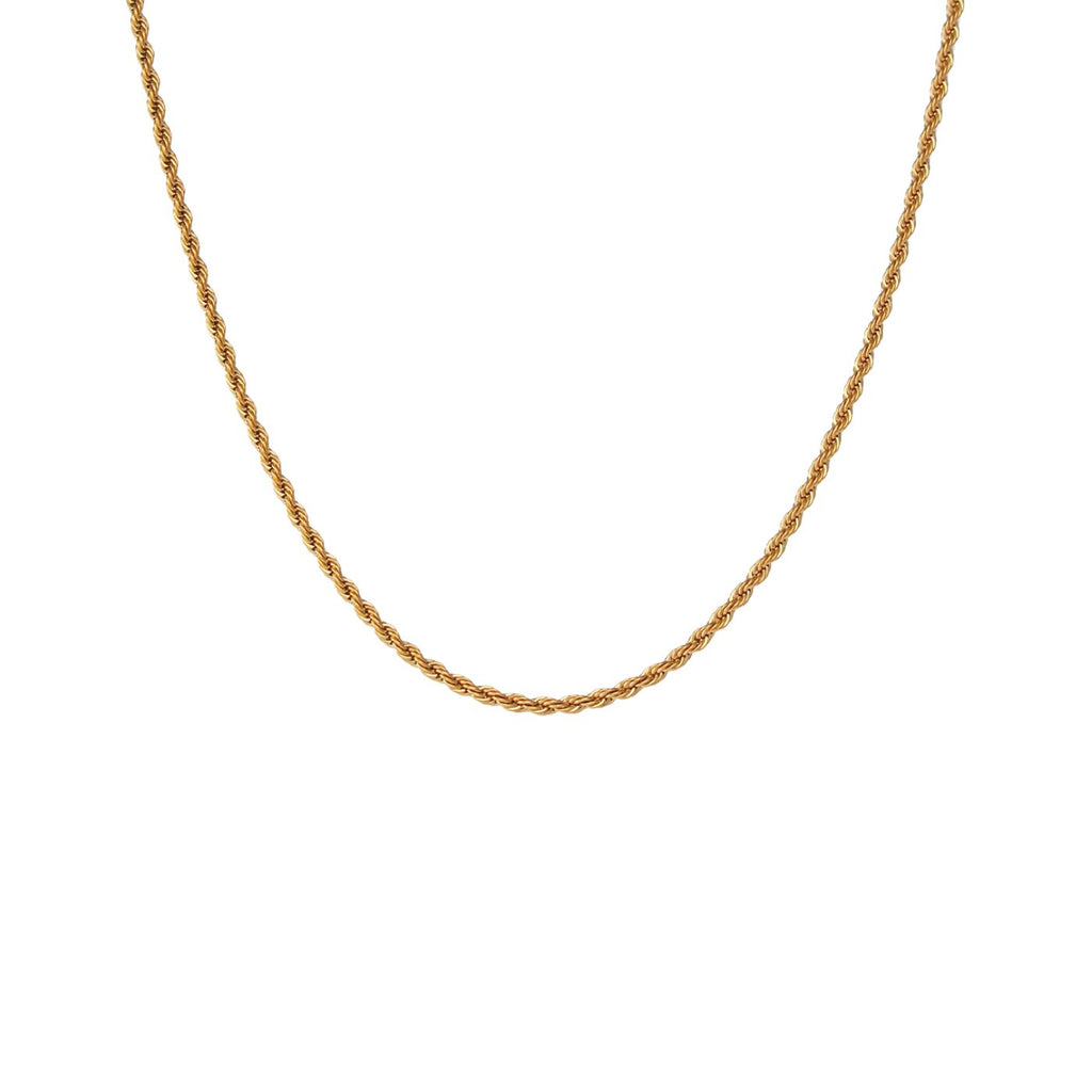Cadena Cuerda Oro