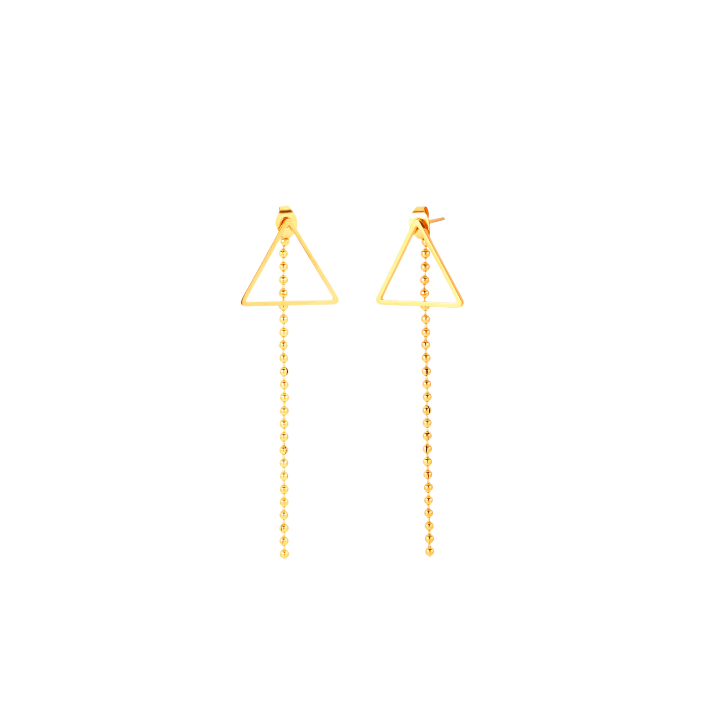 Pendiente Triángulo Oro