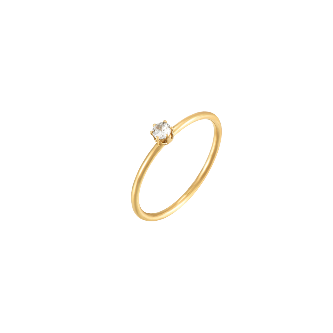 Anillo Circonita Oro