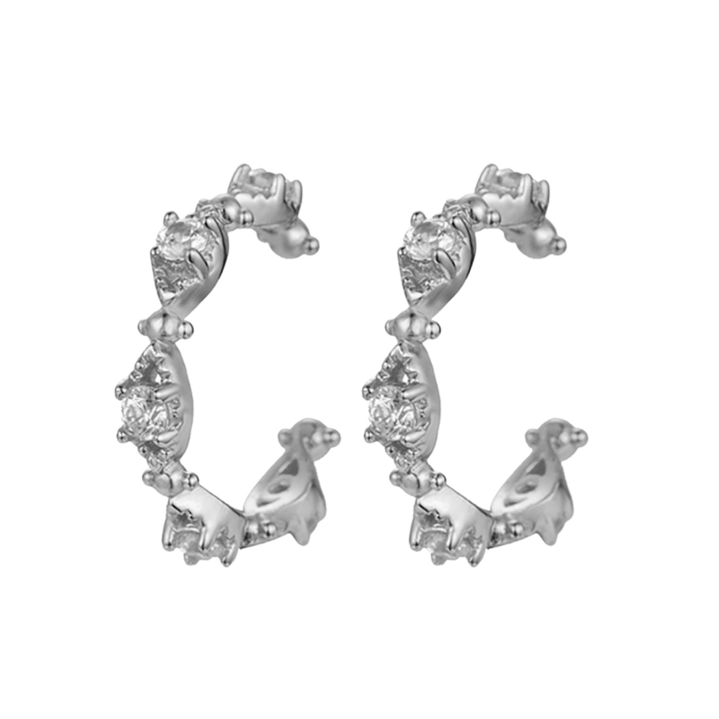 Ear Cuff Radiant Plata