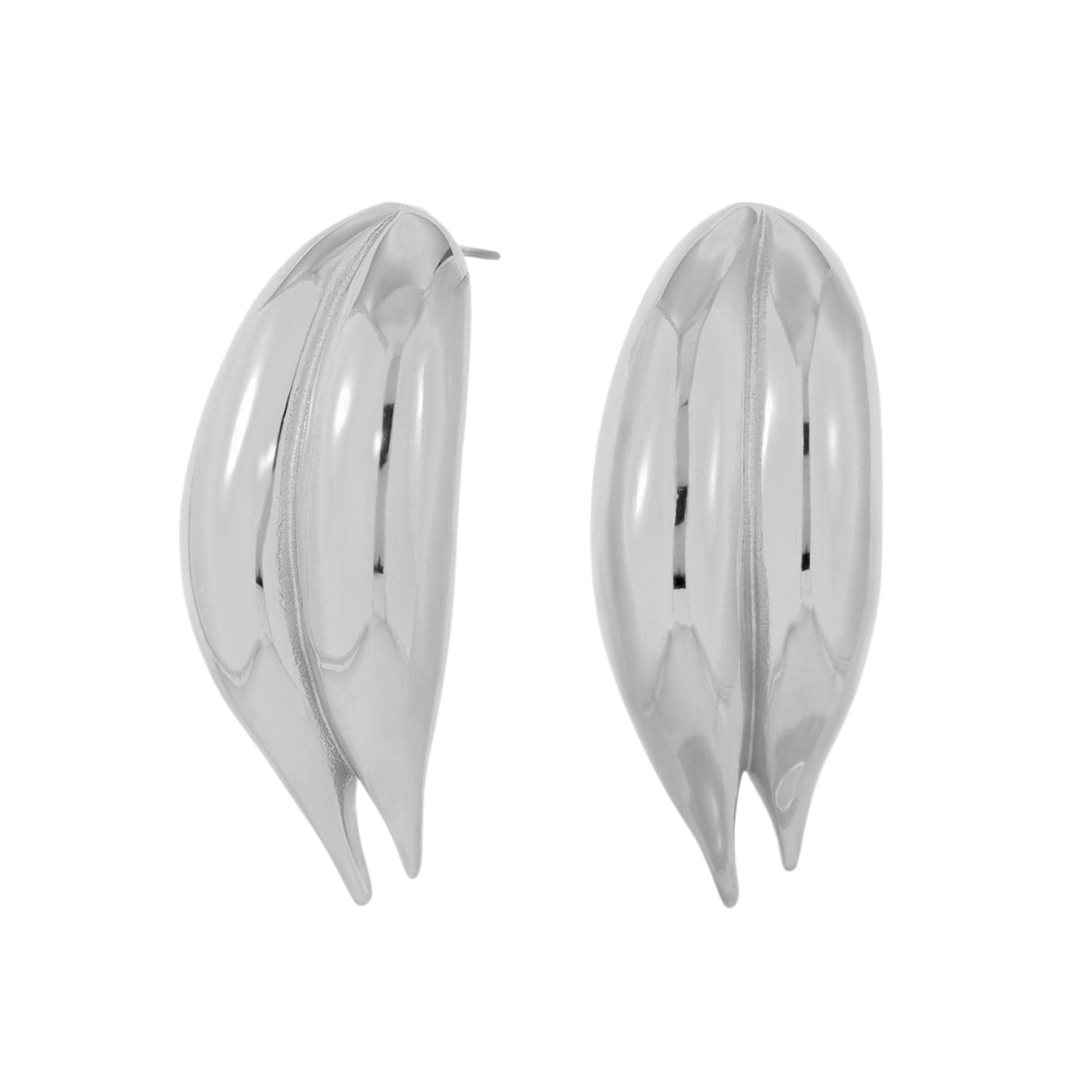 Pendiente Hoja Plata