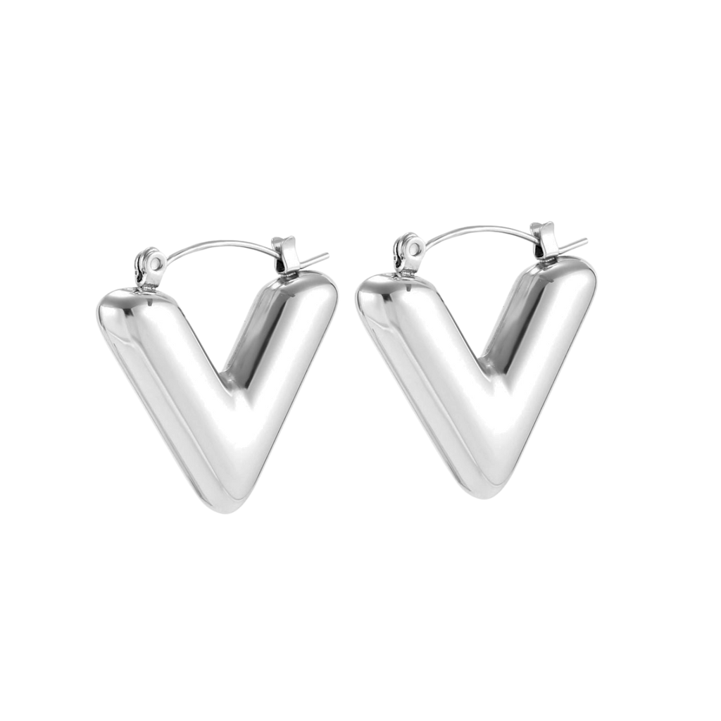 Pendiente V Plata