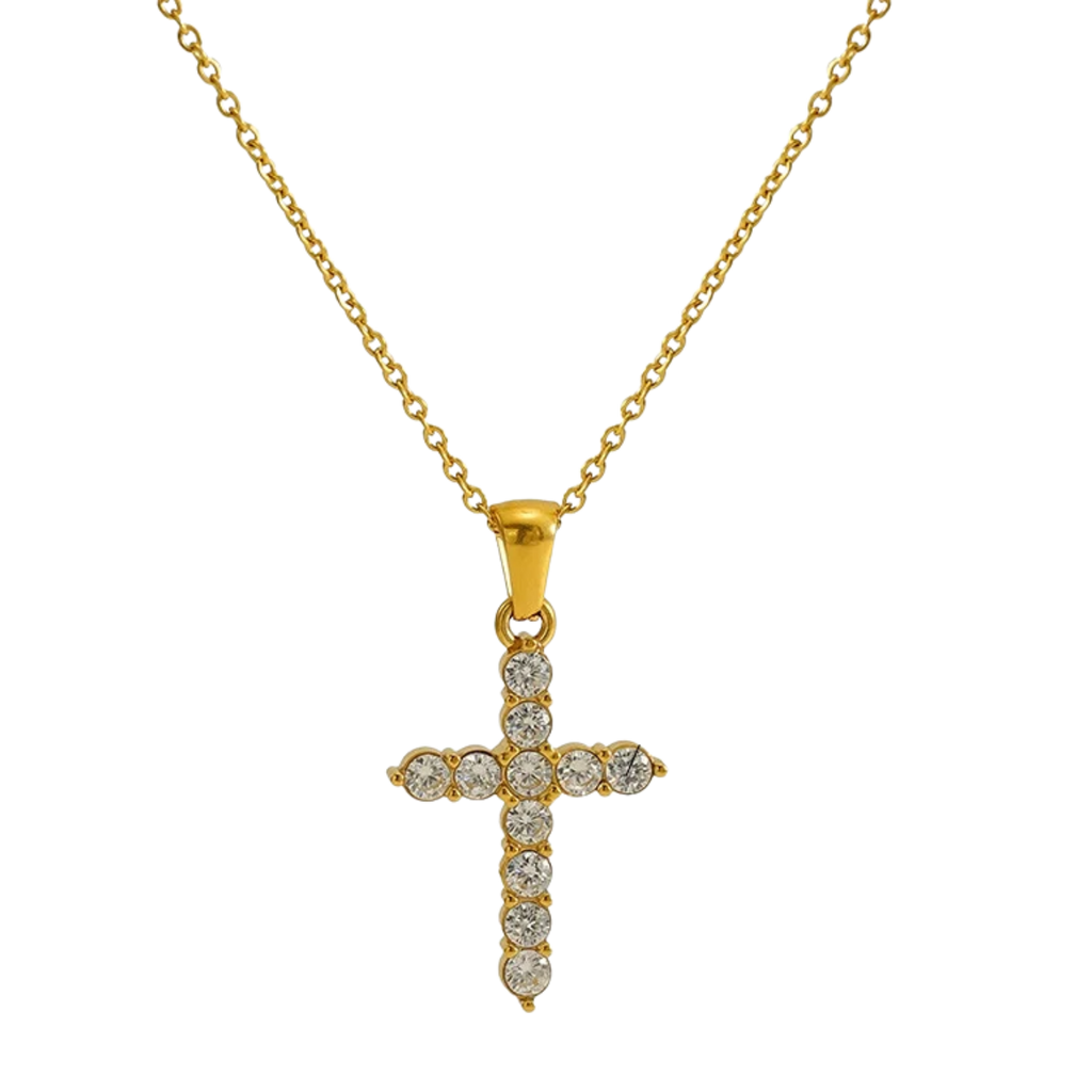 Colgante Cruz Circonita
