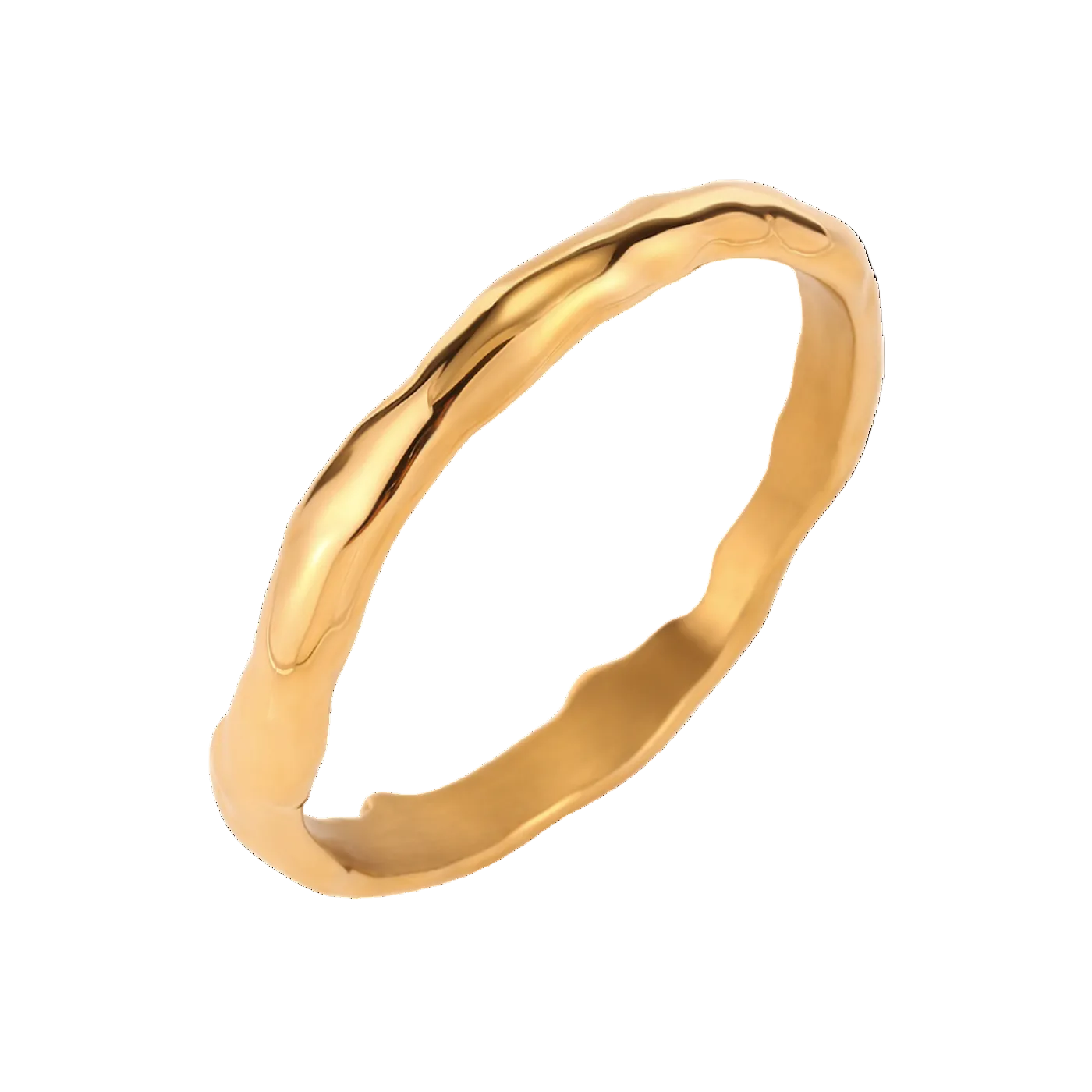 Pulsera Martillada Oro