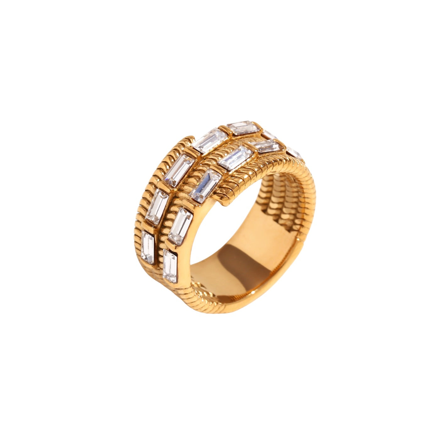Anillo Crystal Oro