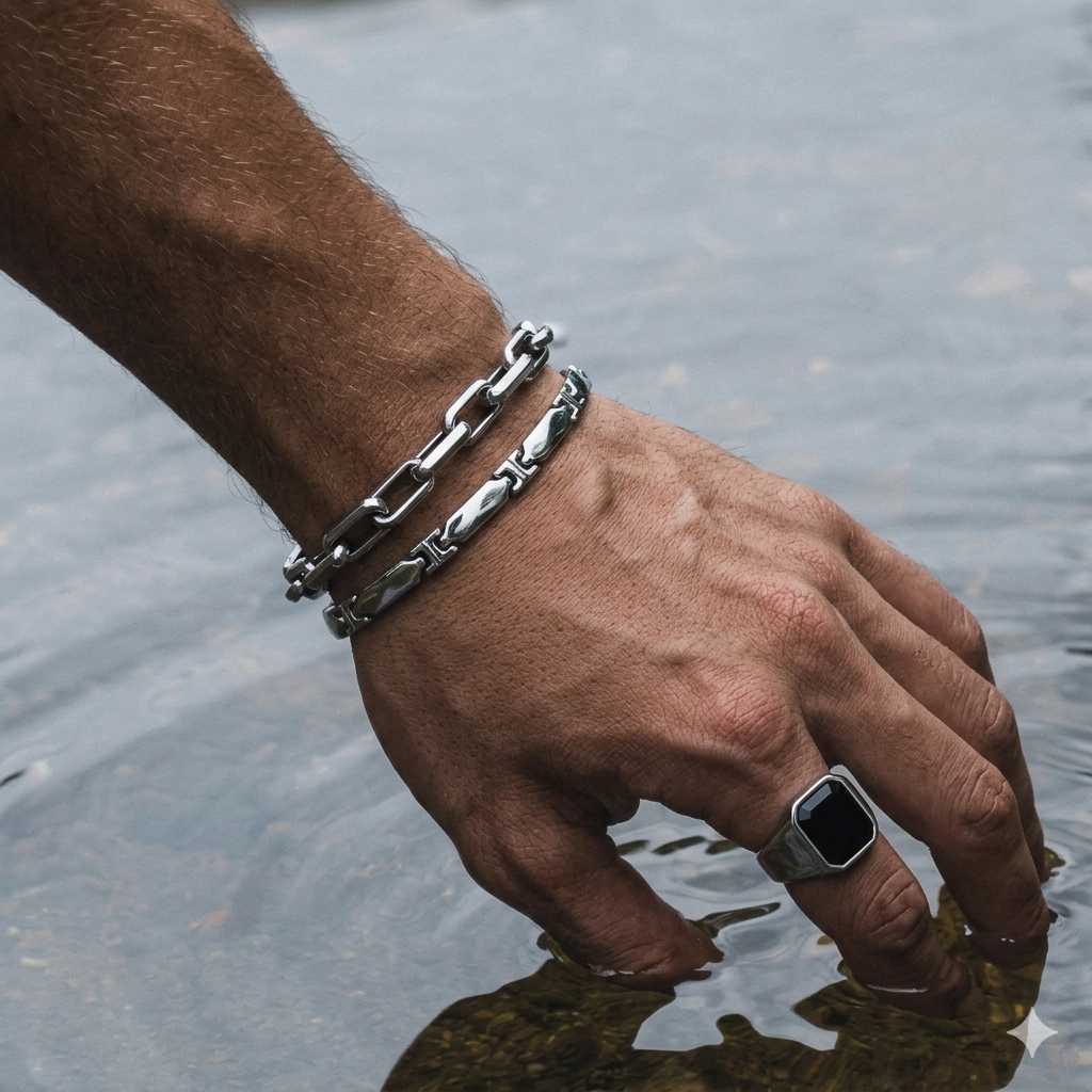 Pulsera Eslabón Acero