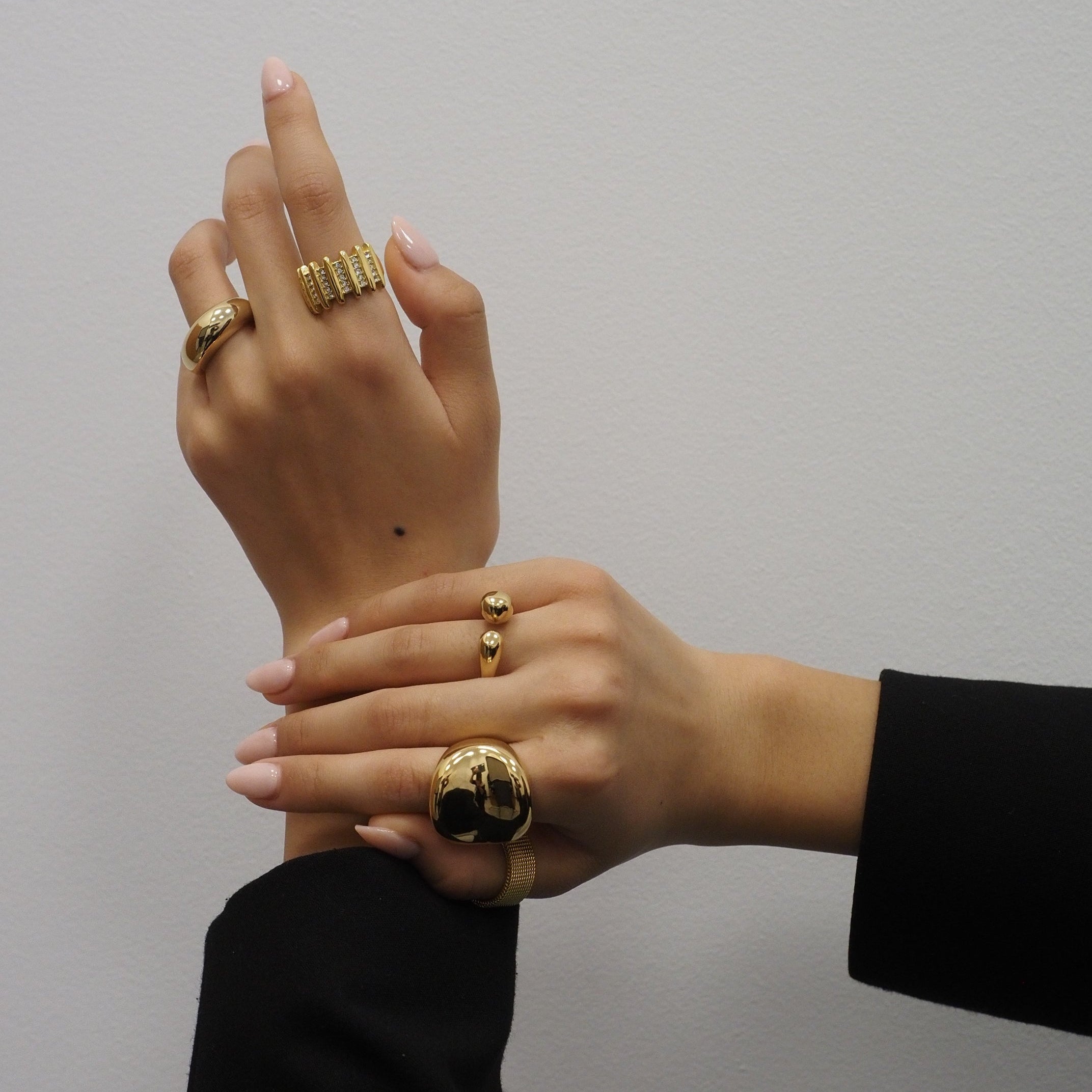Anillo Gota Oro