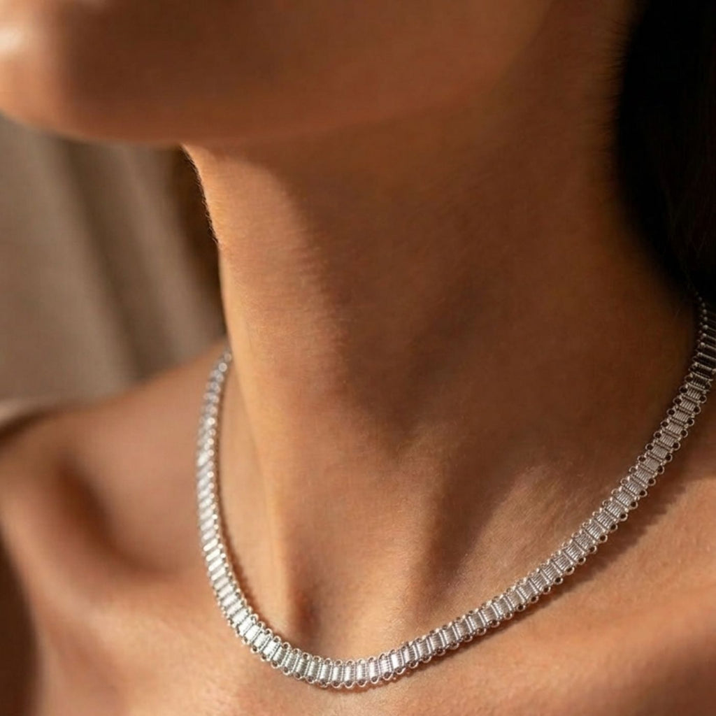 Cadena Éclat Plata