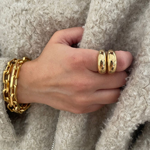 Anillo Mirror oro