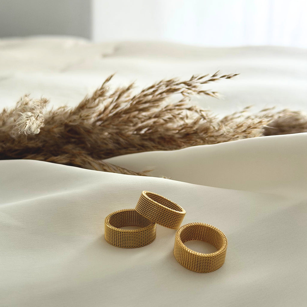 Anillo Tejido Oro